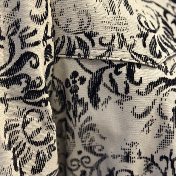 Perry Ellis ¾ Length Cotton Twill Coat - Picture 3 of 12